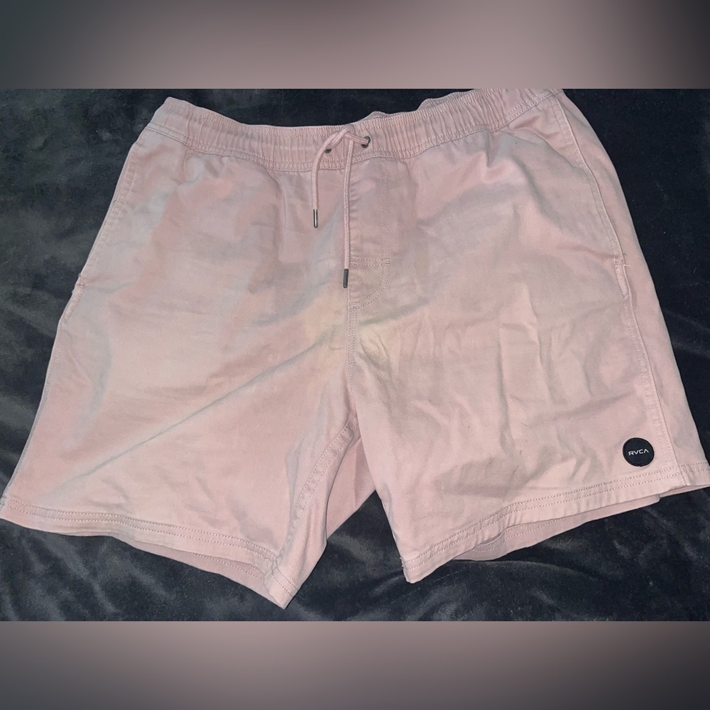 RVCA pink shorts large